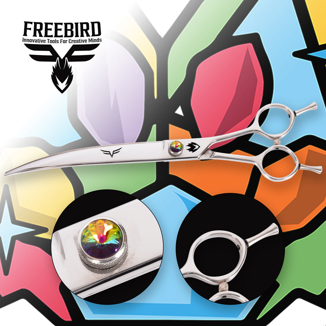 Custom Shape Shear Luv 2 Groom Custom Grooming Shear Set – Freebird Shears