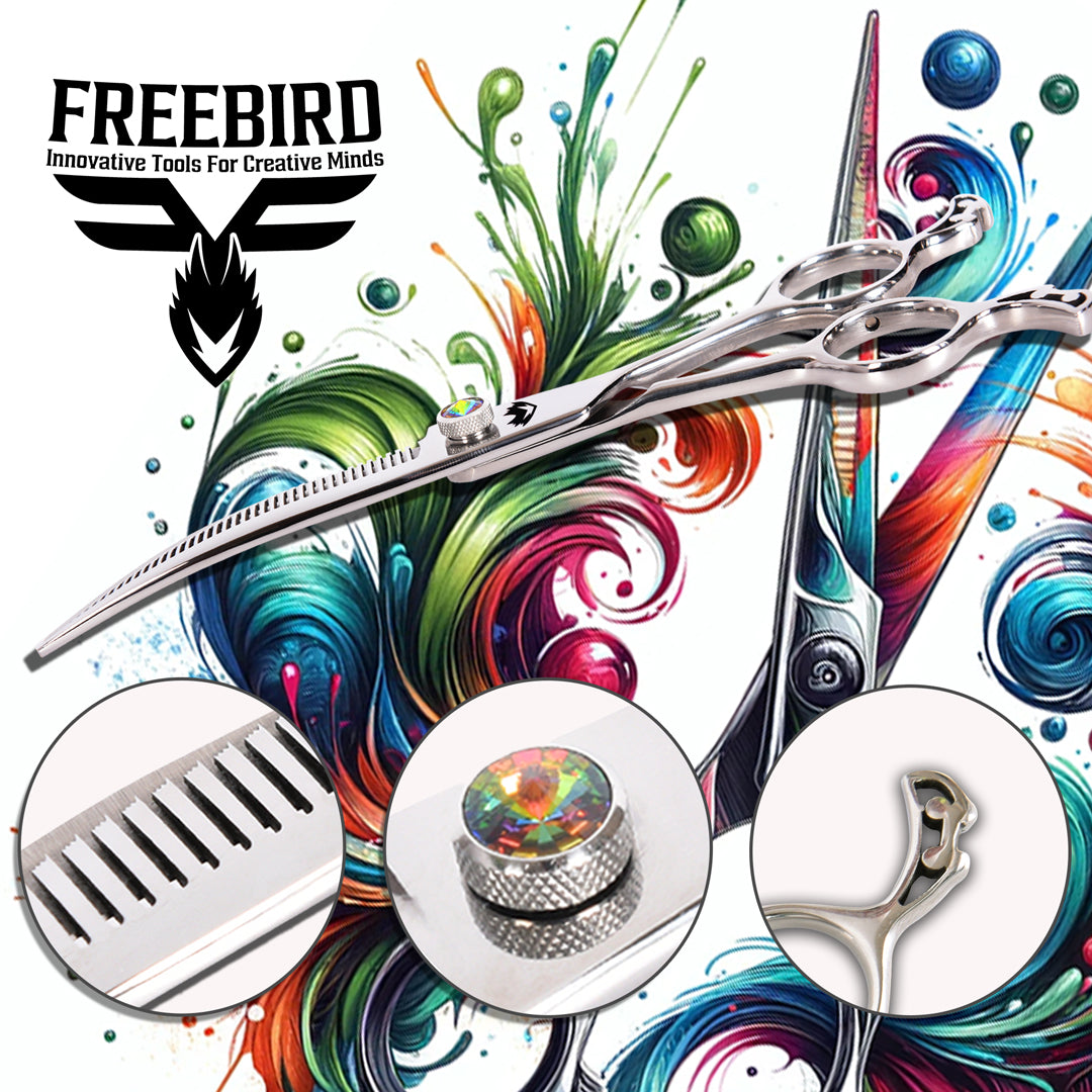 Custom Shear Luv 2 Groom Custom Grooming Shear Set – Freebird Shears