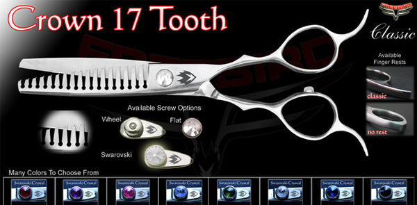 17 Tooth Tooth Crown Texturizing Shears