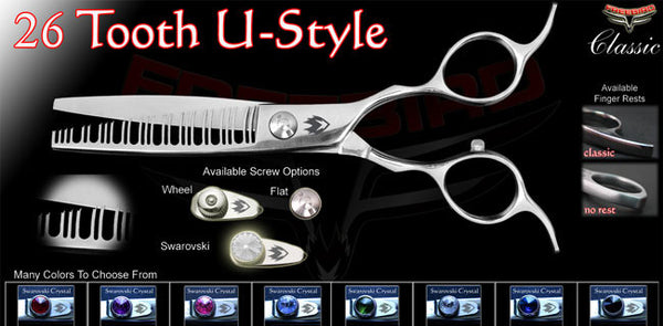 26 Tooth U Style Texturizing Shears