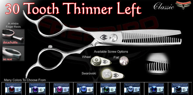 30 Tooth Left Handed Thinning Shears Straight