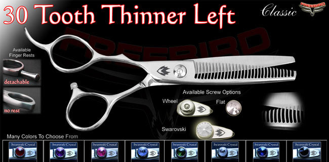 30 Tooth Left Handed Thinning Shears