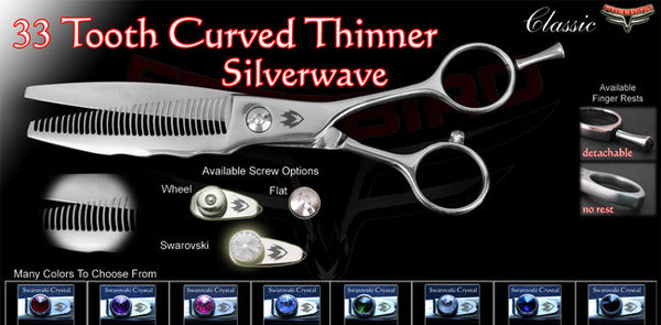 33 Tooth Curved Thinning Shears