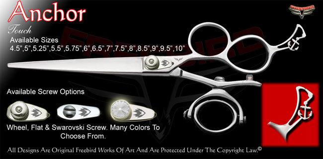 Anchor 3 Hole Double V Swivel Touch Grooming Shears