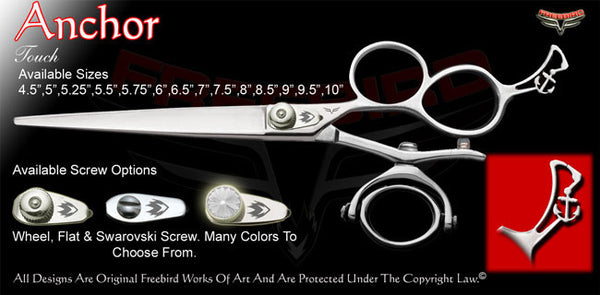 Anchor 3 Hole Double V Swivel Touch Grooming Shears