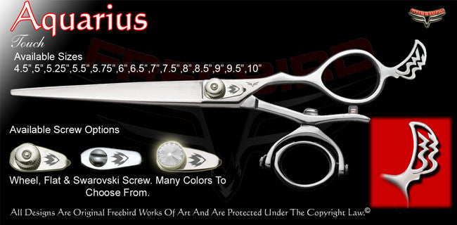 Aquarius Double V Swivel Touch Grooming Shears