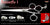 Butterfly 1 3 Hole V Swivel Touch Grooming Shears