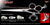 Cancer 3 Hole Double V Swivel Touch Grooming Shears
