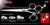 Clover 3 Hole Double V Swivel Touch Grooming Shears