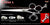 Cross 2 3 Hole Double V Swivel Touch Grooming Shears