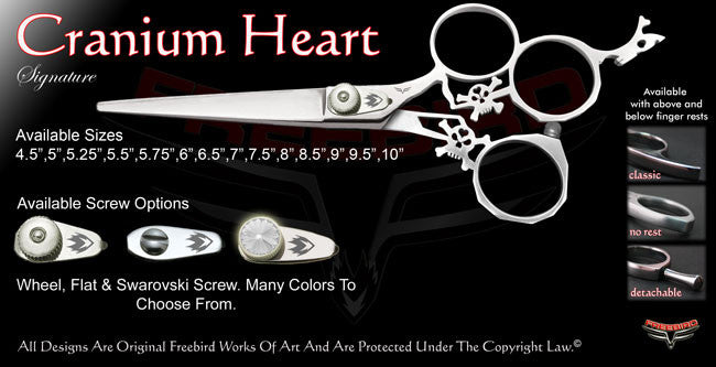 Cranium Heart 3 Hole Signature Hair Shears