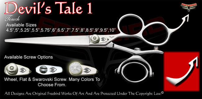 Devil's Tale 1 3 Hole Double V Swivel Touch Grooming Shears