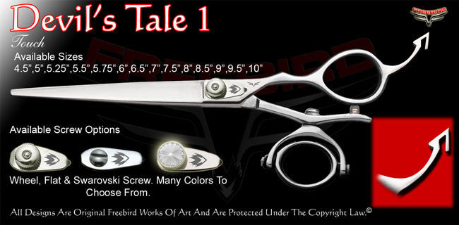 Devil's Tale 1 Double V Swivel Touch Grooming Shears