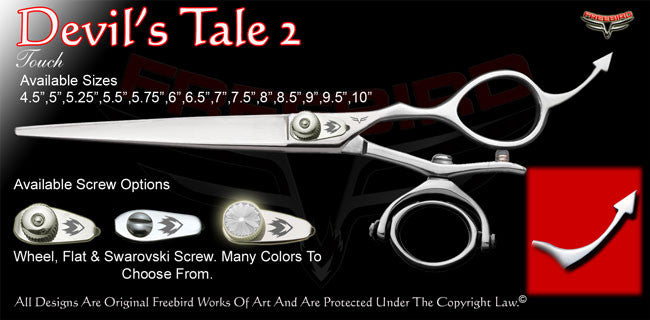 Devil's Tale 2 Double V Swivel Touch Grooming Shears