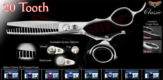 Double Swivel 20 Tooth Thinning Shears