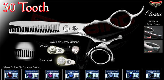 Double Swivel 30 Tooth Thinning Shears