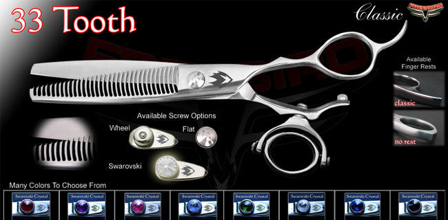 Double Swivel 33 Tooth Thinning Shears
