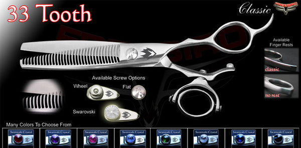 Double Swivel 33 Tooth Thinning Shears