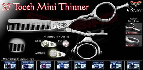 Double Swivel 35 Tooth Thinning Shears