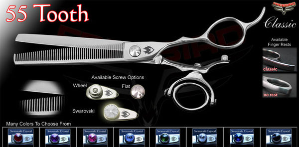Double Swivel 55 Tooth Thinning Shears