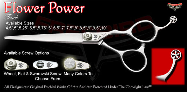 Flower Power Touch Grooming Shears
