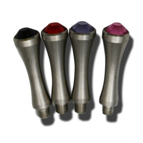 10 Crystal Finger Rings 3mm Assorted Colors