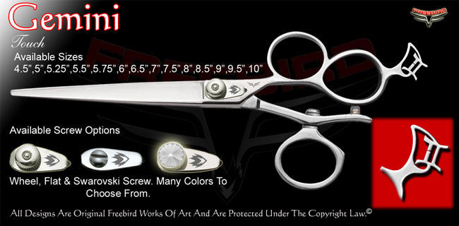 Gemini 3 Hole V Swivel Touch Grooming Shears