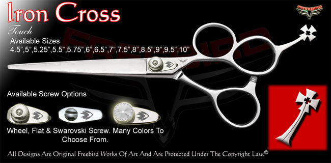 Iron Cross 3 Hole Touch Grooming Shears