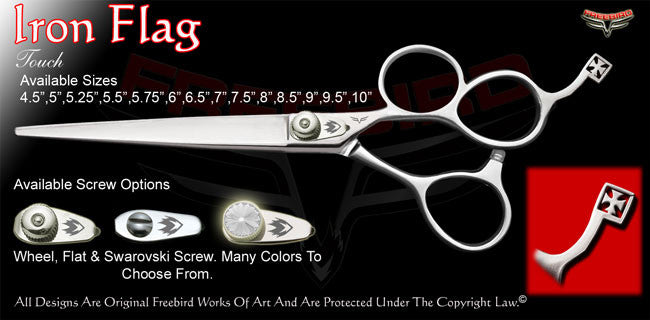 Iron Flag 3 Hole Touch Grooming Shears
