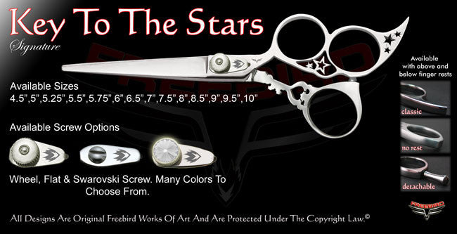 Key To The Stars 3 Hole Signature Hair Shears