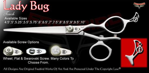 Lady Bug V Swivel Touch Grooming Shears