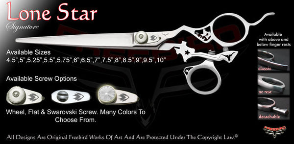 Lone Star Swivel Thumb Signature Grooming Shears