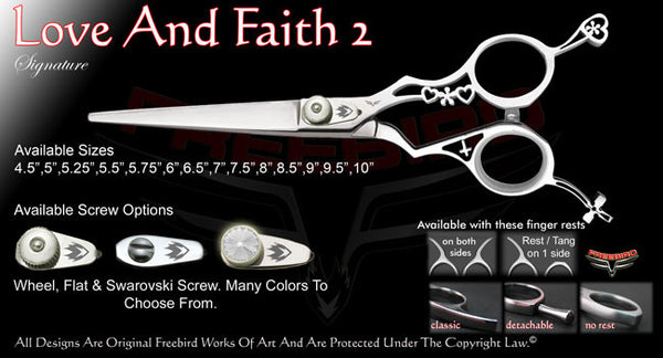 Love And Faith 2 Straight Signature Hair Shears