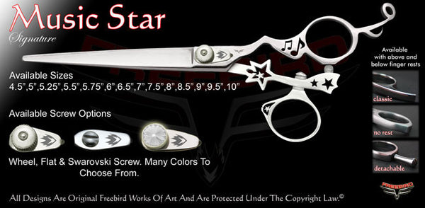 Music Star Swivel Thumb Signature Grooming Shears