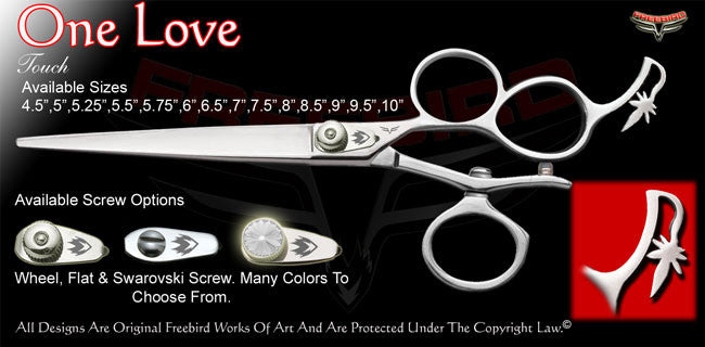 One Love 3 Hole V Swivel Touch Grooming Shears