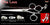 One Love 3 Hole V Swivel Touch Grooming Shears