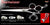 Pawmeister 3 Hole Double V Swivel Touch Grooming Shears