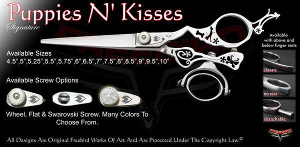 Puppies N Kisses Double Swivel Thumb Signature Hair Shears