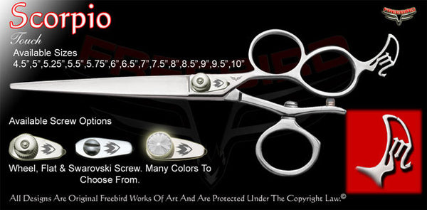 Scorpio 3 Hole V Swivel Touch Grooming Shears