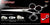 Summer 3 Hole Double V Swivel Touch Grooming Shears