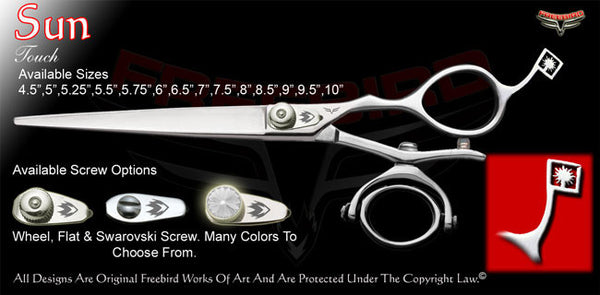 Sun Double V Swivel Touch Grooming Shears