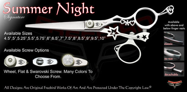 Summer Night Swivel Thumb Signature Hair Shears