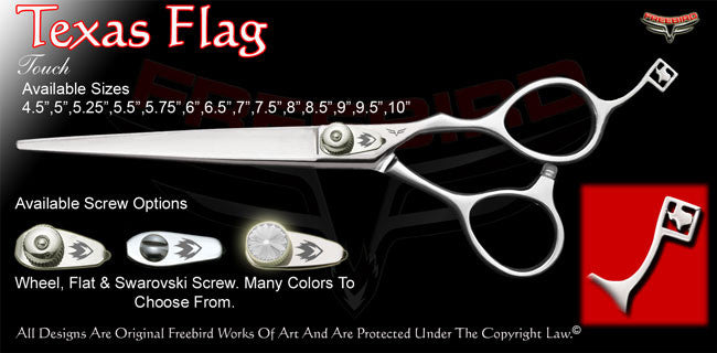 Texas Flag Touch Grooming Shears