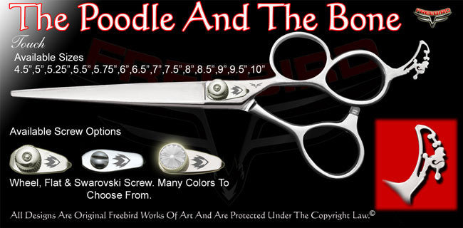 The Poodle And The Bone 3 Hole Touch Grooming Shears