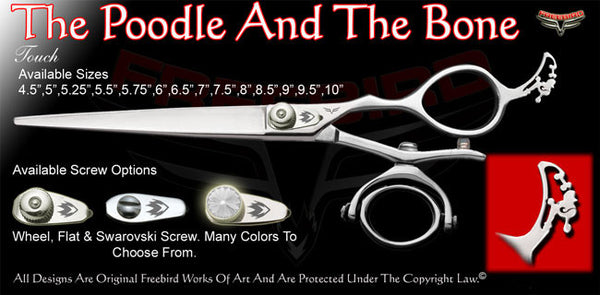 The Poodle And The Bone Double V Swivel Touch Grooming Shears