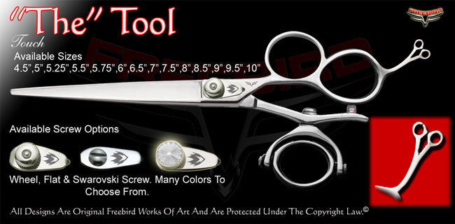 The Tool 3 Hole Double V Swivel Touch Grooming Shears