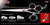 Tulip 3 Hole Double V Swivel Touch Grooming Shears