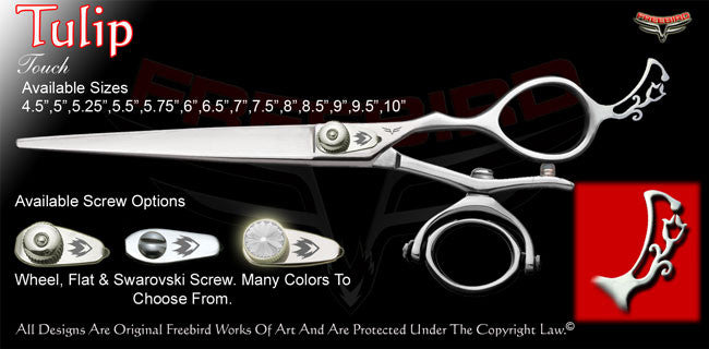 Tulip Double V Swivel Touch Grooming Shears
