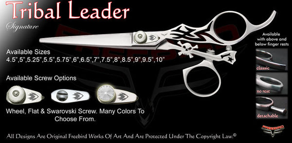 Tribal Leader Swivel Thumb Signature Hair Shears