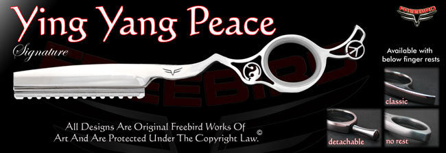 Ying Yang Peace Feather Razor